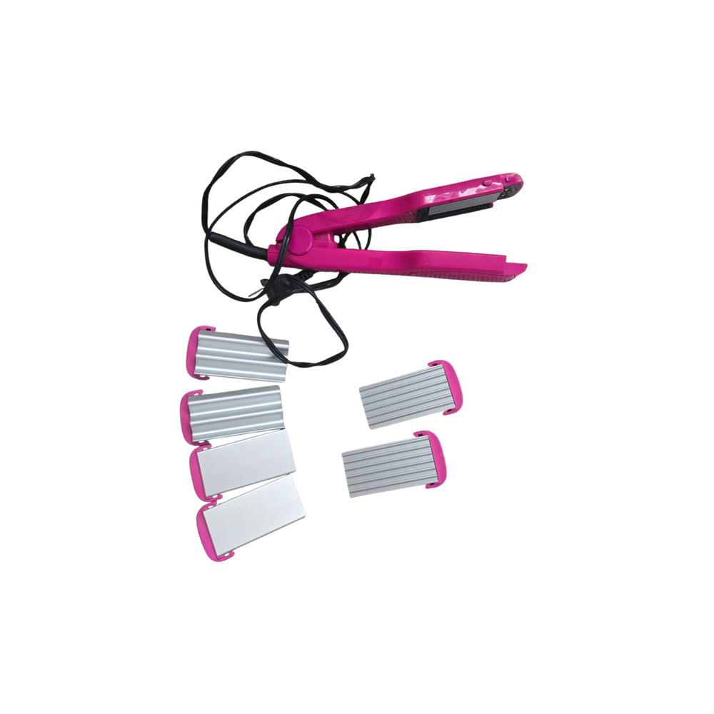 Rubylishious 
Hot tool 3 settings pink plug in
Straight and wavy 
1lb